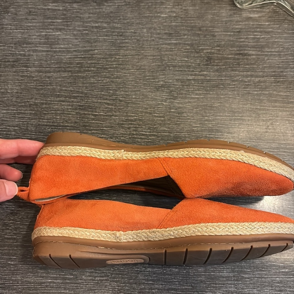 LUCCA LANE Womens Orange Naomi Round Toe Slip On Espadrille Shoes size 6 - Picture 6 of 7